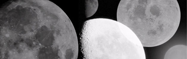 大きめサイズの月ブラシ素材 | 夜空や宇宙に月を追加できるフリーブラシ素材
