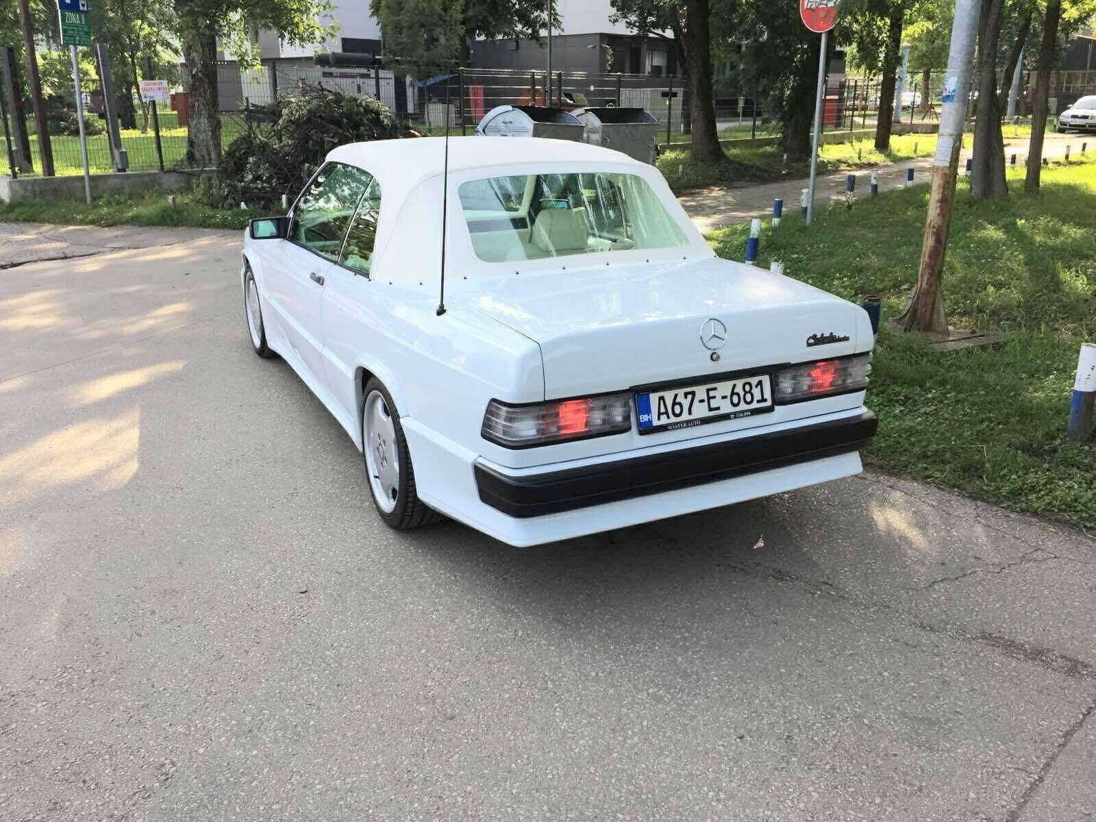 Mercedes Benz W201 190E 2.3 16V Schulz Cabriolet weiß