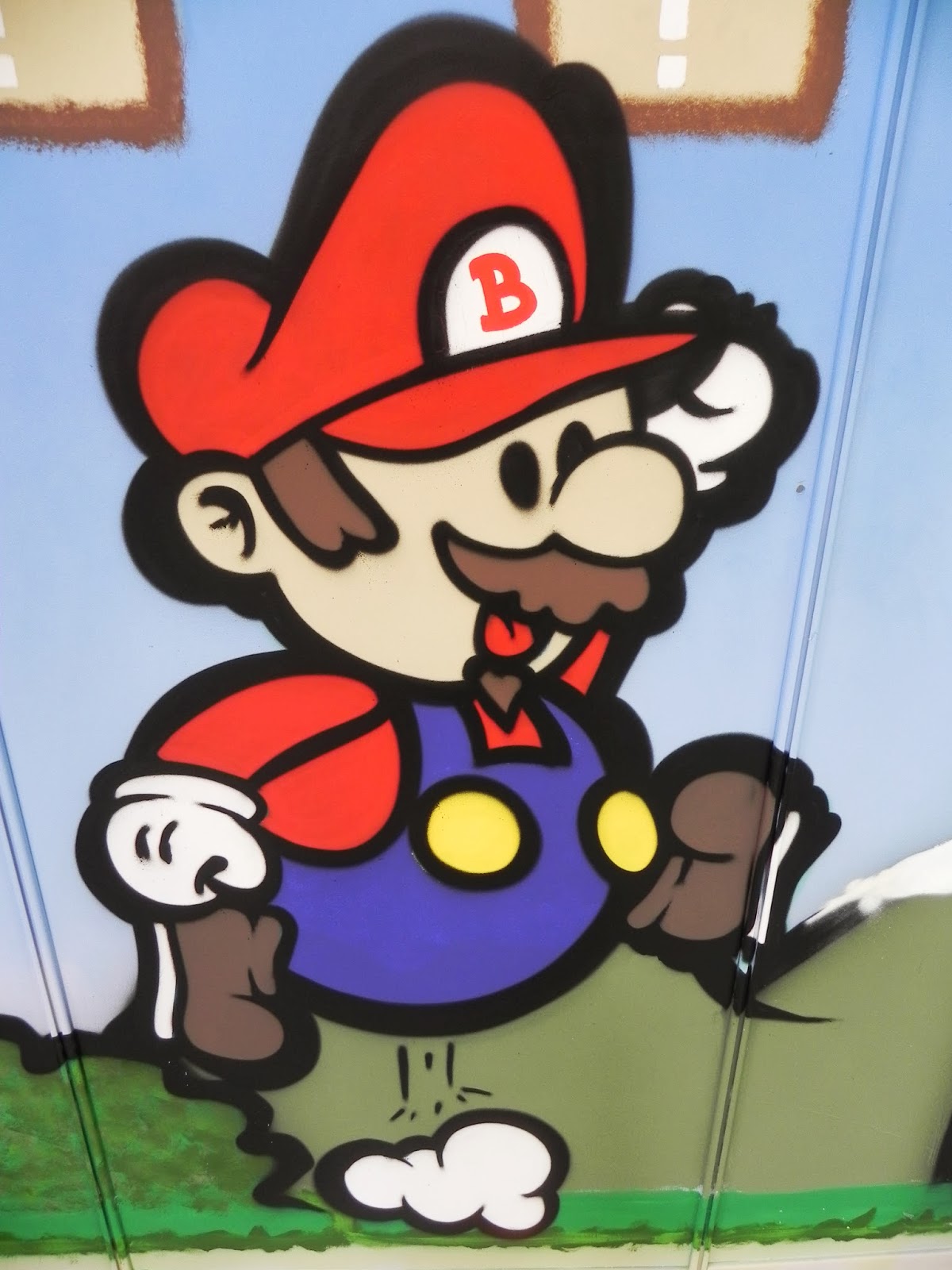 Graffiti Mario It s me Mario 