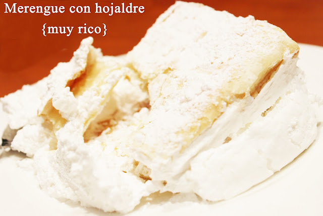 MERENGUE ITALIANO CON HOJALDRE {PERFECTO Y MUY RICO}