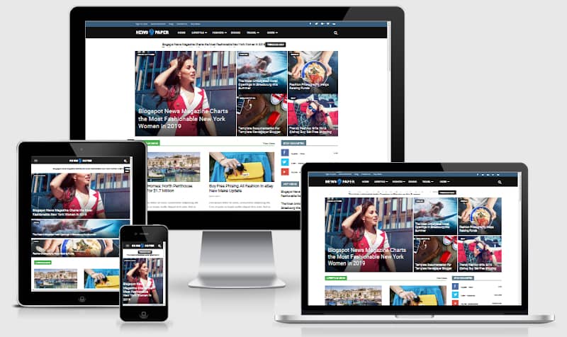 Newspaper 9 Latest Version Premium Blogger Template Free Download.