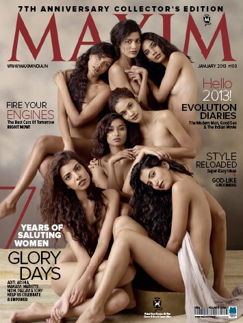 Maxim India - January 2013 Adult Sex Magazine Pdf Free Download