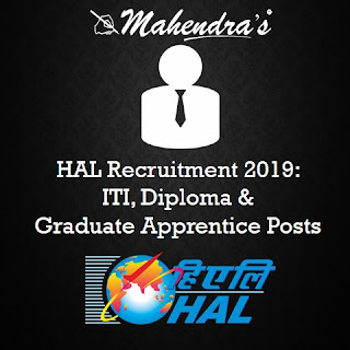 HAL Recruitment 2019: ITI, Diploma and Graduate Apprentice Posts | 826 Vacancies 