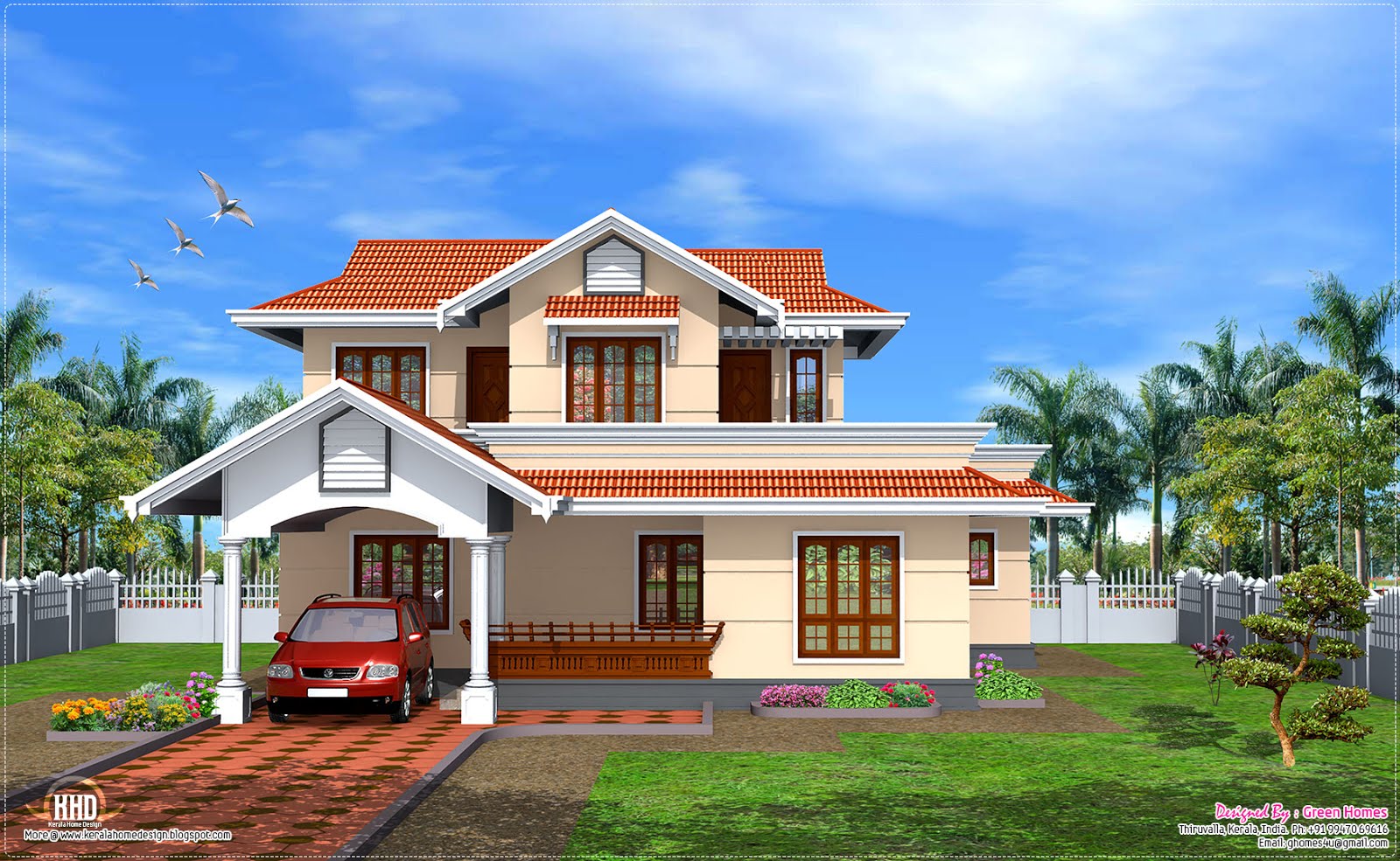 Kerala model 1900 sq.feet home design - Kerala home design and ...