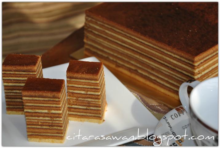 Kek Lapis Kopi / Coffee Layer Cake ~ Resepi Terbaik