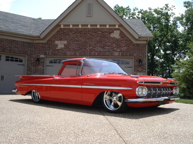 This is a 1959 fully restored Chevy Impala El Camino HOT