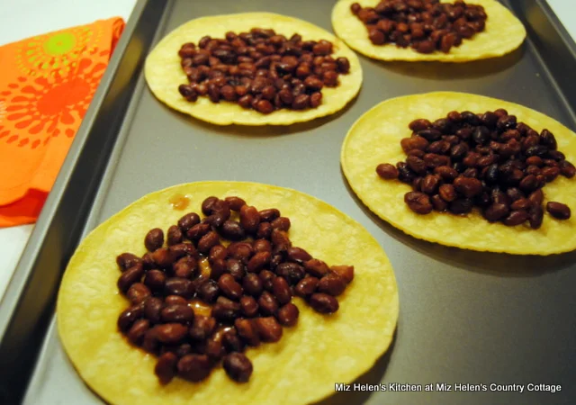 Black Bean-Butternut Tostada's at Miz Helen's Country Cottage