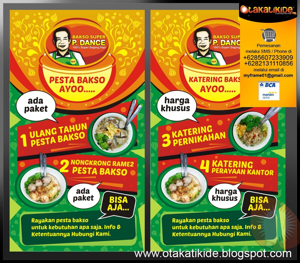 Jasa Desain Promosi Rumah Makan