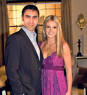 Britney spears with an Indian choreographer Sandip soparrkar 