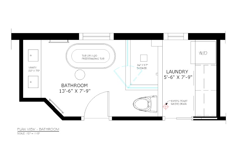 New Top Small Bathroom Shower With Floor Plans, Bathroom Ideas