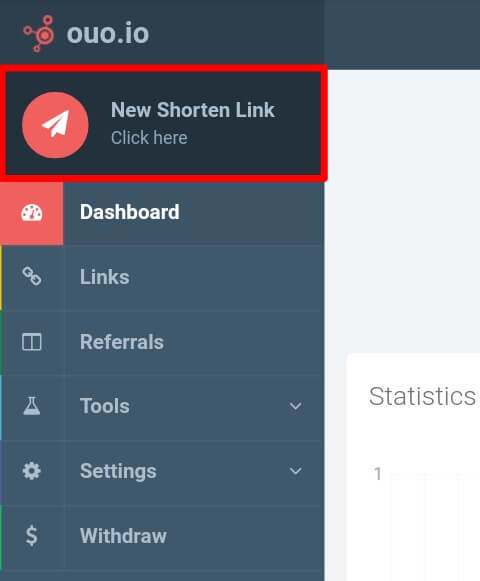 Cara mendapatkan Dollar dari situs Shortlink Ouo.io