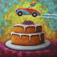 Flying-car Cake