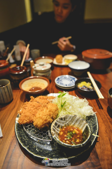 Tonkatsu in Japan best served with roasted sesame seed