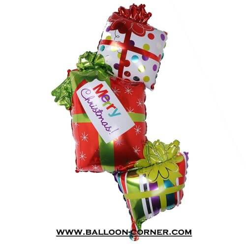 Balon Foil Merry Christmas Gift