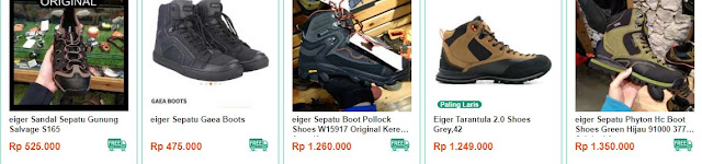 harga sepatu eiger casual