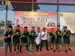 Tim Tapara Berhasil Raih Juara 3 Futsal dan Voli Dalam Kegiatan Persatuan Olahraga Pengayoman HBP Ke-60
