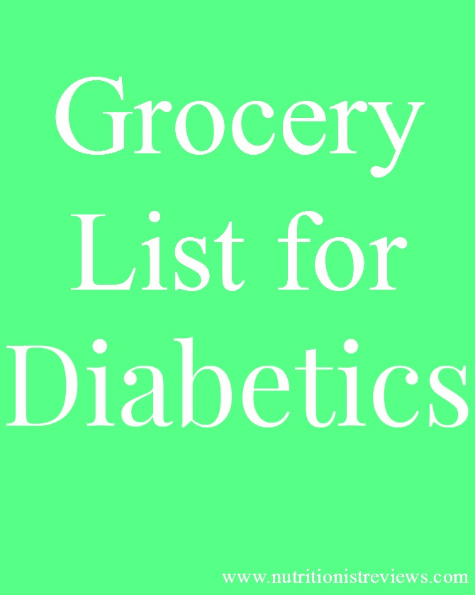 This diabetic friendly grocery list helps make shopping easier for people with diabetes.