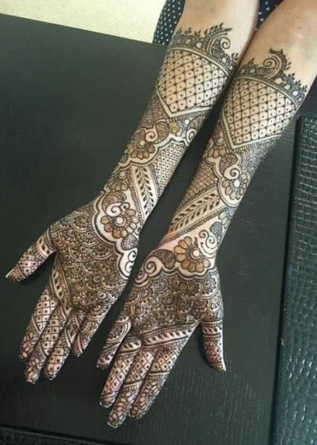 bridal mehndi designs full hands images