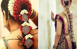 Jadaenagara hair ornament Kannadiga bride