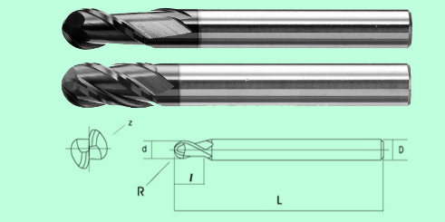 Dao phay cầu Carbide 