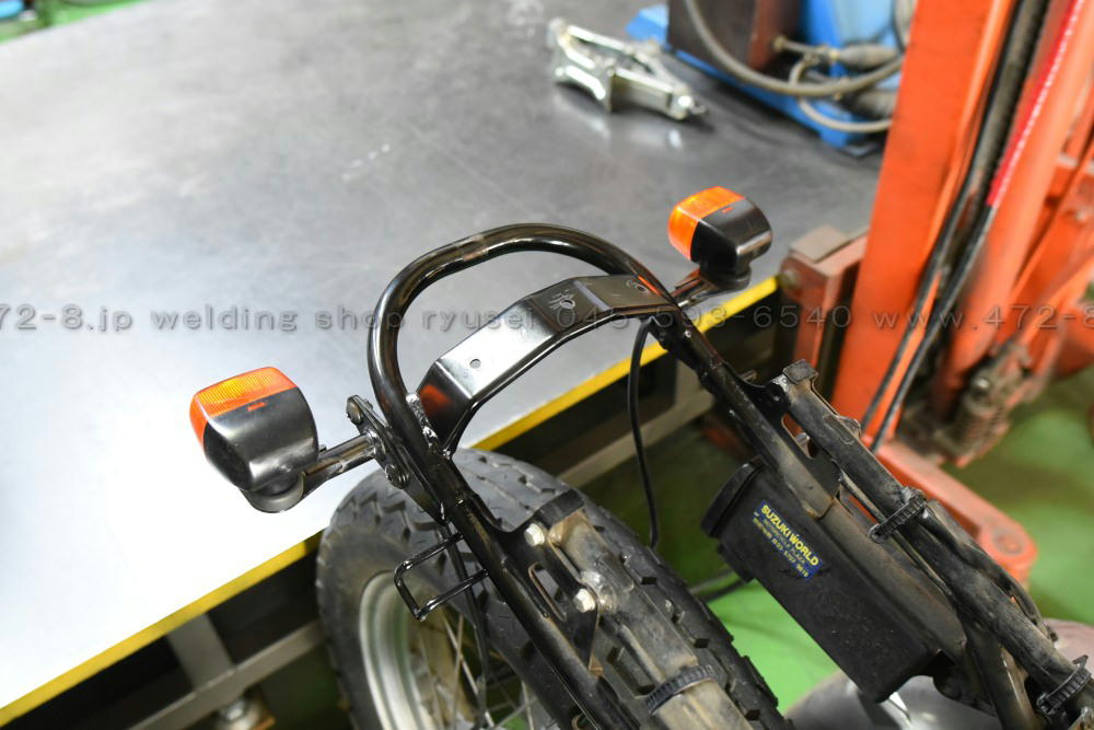 Welding Shop Ryusei バイクフレーム 溶接修理依頼 後編