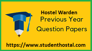 Hostel Warden Exam Question Paper Sample