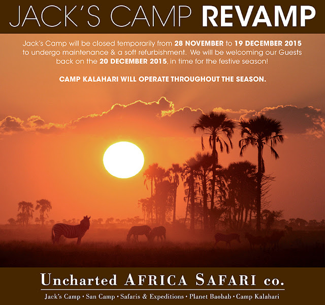 Jack's Camp Botswana renovations