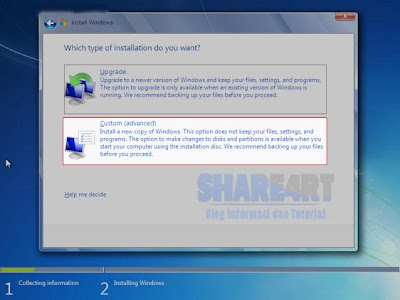 Tutorial Cara install ulang Windows 7 Lengkap