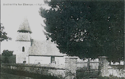 Amfreville-les-Champs Église Saint Pierre, autrefois église Saint Martin - L'if ancien