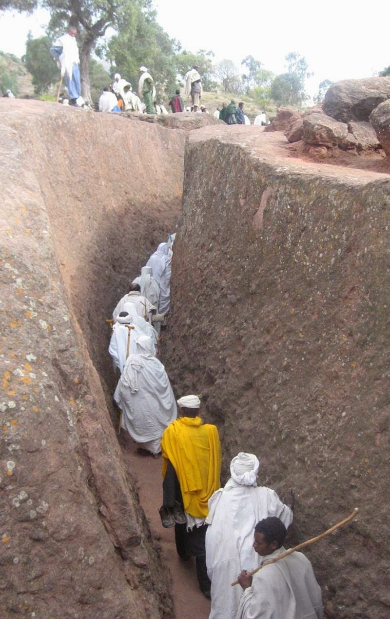 Church carved from the living rock | Lalibela, Ethiopia