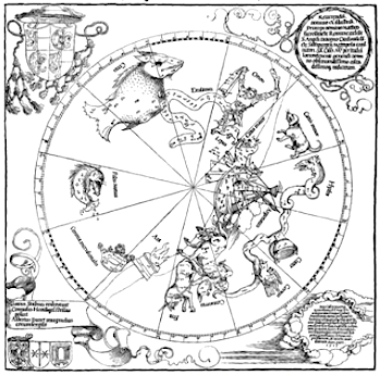 Carta meridional de Albrecht Dürer - 1515