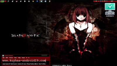 DEATH NOTE TEMA WINDOWS 7 