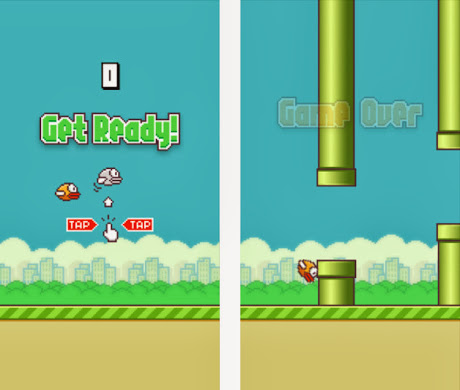 Flappy Bird gameplay
