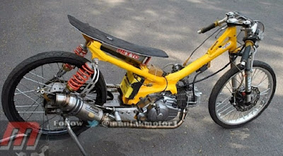 36 Foto Gambar Modifikasi Motor Yamaha Crypton Keren