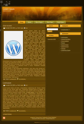 free 3 column wordpress theme