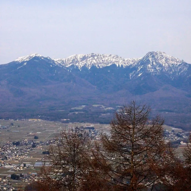 国道152号　杖突峠　展望台　八ヶ岳