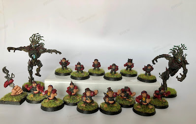 Converted Blood Bowl Halfling Team Finished