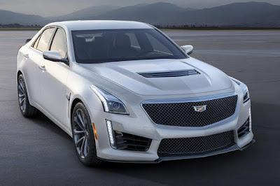 Cadillac CTS-V Sedan Crystal White Frost Edition (2016) Front Side