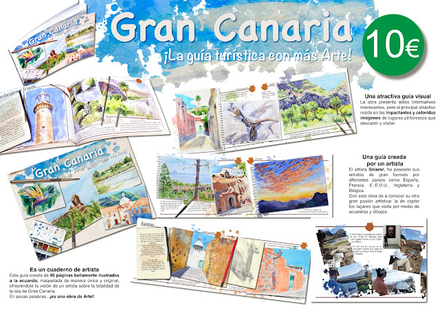 Libro de acuarelas de Gran Canaria. Patrimonio de acuarelas de Gran Canaria.