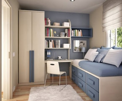 image of a small bedroom design