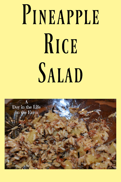 Pineapple Rice Salad pin