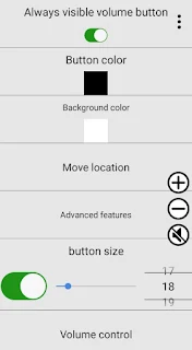 Tombol Volume Selalu Terlihat