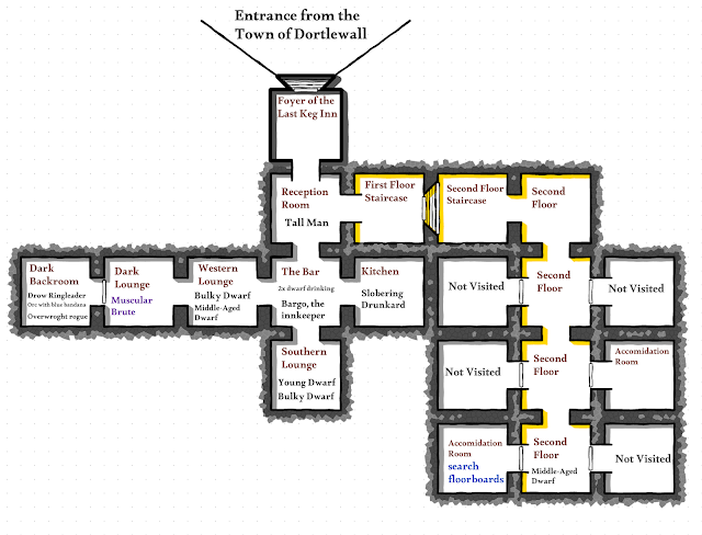 Map of Dortlewall Inn