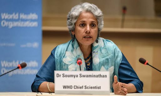 A cientista-chefe da Organização Mundial da Saúde (OMS), Soumya Swaminathan,