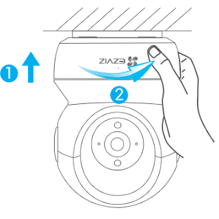 wi-fi camera ceiling mounting