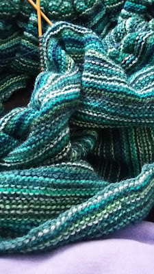 knitting Ocean Stripes shawl with Palette from Knit Picks <a href="http://shareasale.com/r.cfm?b=726901&u=1446317&m=59159&urllink=&afftrack=">Knit Picks</a>