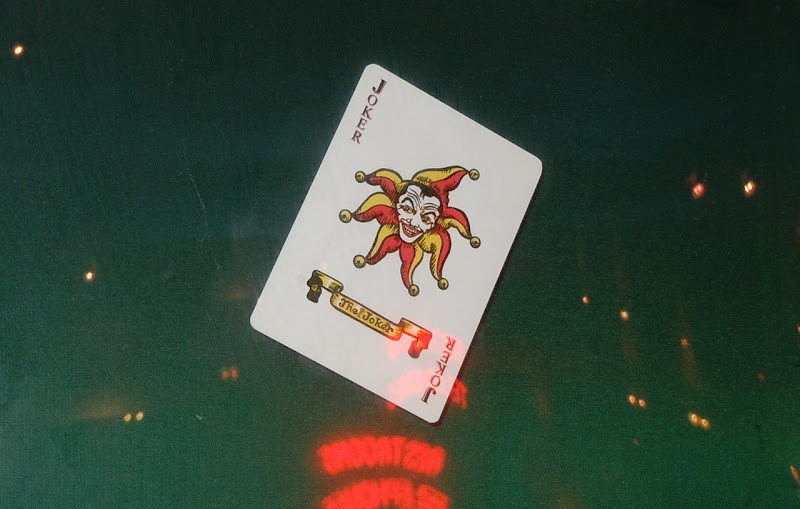 Batman Joker playing card prop