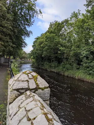 Path along the River Dodder in Dublin