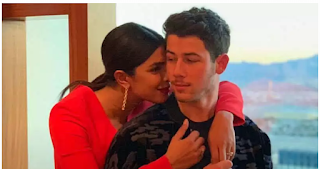 Priyanka kiss on Nick Jons