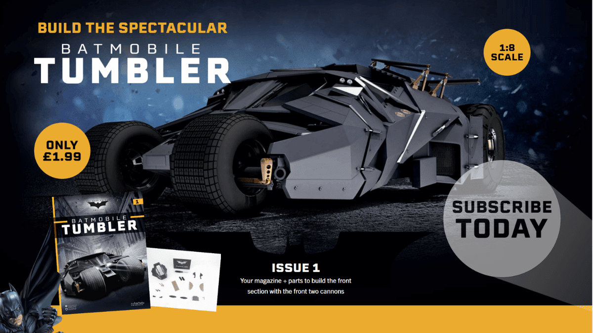 construye la tumbler 1:8 hachette